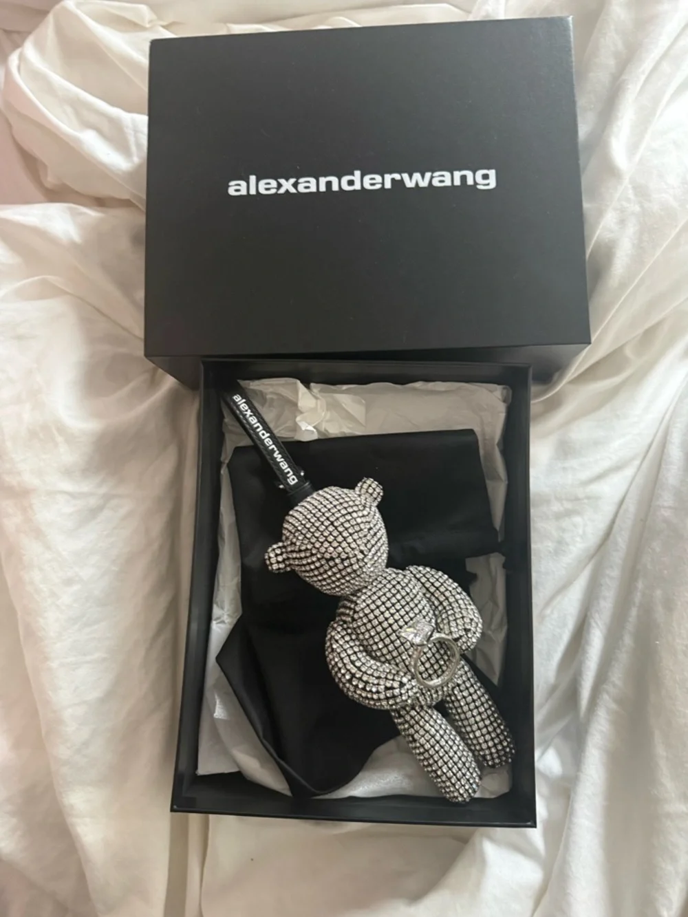 Alexander Wang Crystal Teddy Bear bag charm - Picture 2 of 4
